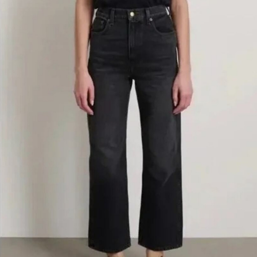 B Sides Plein High Straight Jeans Stil Black